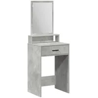 VidaXL Schminktisch mit Schubladen Betongrau 50x41x140 cm