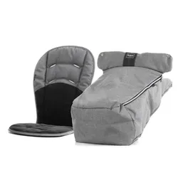 Emmaljunga NXT ERGO Fußsack Kinderwagenfußsack grau Zubehör Babywagen