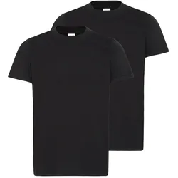 T-Shirt SOLID "T-Shirt SDODIT", Herren, Gr. XXL, schwarz (schwarz, schwarz), Obermaterial: 50% Baumwolle CO. 50% Polyester PES., Shirts T-Shirt