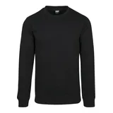 URBAN CLASSICS Basic Terry Crew Gt T-Shirt Black 4XL