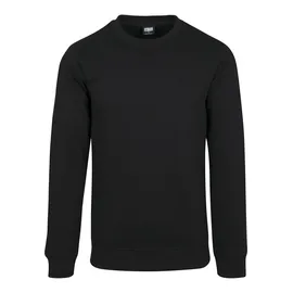 URBAN CLASSICS Basic Terry Crew Gt T-Shirt Black 4XL