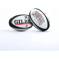 Ball Kollektion Gilbert Stade Toulousain Doppelmeister 2024 Größe 5 WEISS|SCHWARZ 5