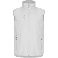 Clique Classic Softshell Vest - Weiß - XL