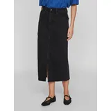 VILA VIJAF HW MIDI Denim Skirt-NOOS