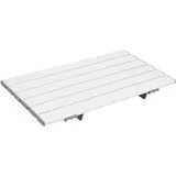Duschbrett, Duschsitz, 66 cm / 68,6 cm / 71,1 cm – verstellbares Badewannenbrett für ältere Menschen, Behinderte oder Erholung, rutschfeste Badewannen- und Duschstützbank zum Waschen, Körperpflege