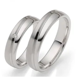Firetti Trauring »Schmuck Geschenk Hochzeit Ehering "LIEBE"« Firetti silberfarben 57