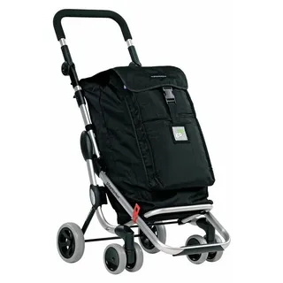 Foppapedretti Go Up Carrello Spesa 211 Aluminium Schwarz/Silber