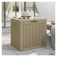 vidaXL Gartenbox Gartenbox Grau 55,5x43x53 cm Polypropylen grau