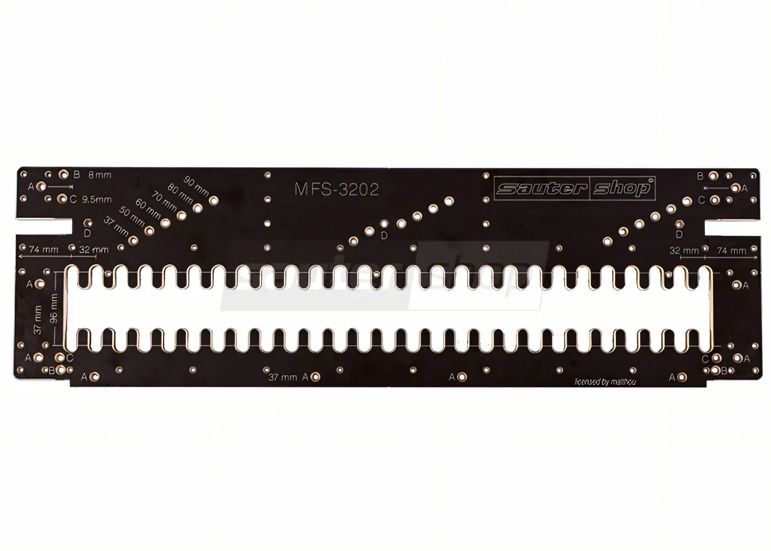 Frässchablone System 32 Multiplex