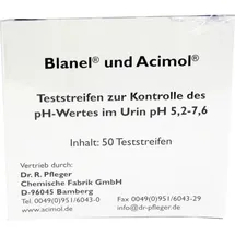 Dr. Pfleger Arzneimittel Teststreifen zur Bestimmung des Urin pH-Wertes 50 St.
