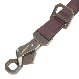 CARHARTT Nylon Duck Dog Leash deep wine