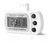 AiQInu AiQlnu Kühlschrank Thermometer, Magnetische Digitale Gefrierschrank Thermometer, Küchenthermometer mit Haken LCD Display Lesen Max Min Funktion, für Zuhause, Restaurants, Bars, Cafés (Weiß)