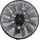 CasaFan Airos Eco Silent Wandventilator 51,4 cm Schwarz