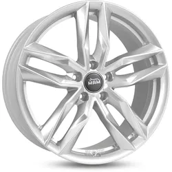 MAM Wheels Rs3 Silver Painted 8.5x20 ET 30 5/112 Alufelge Silber