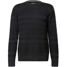 STREET ONE Rundhalspullover Schwarz M