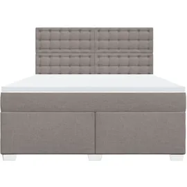 vidaXL Boxspringbett 180 x 200 cm Schwarz