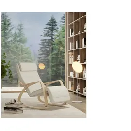 Möbel Kraft Schaukelstuhl ¦ beige ¦ Maße (cm): B: 67 H: 84