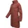 Ragwear Damen Wintermantel warmer wasserdichter Steppmantel lang mit abnehmbarer Kapuze Rebelka Terracotta22 Gr. 3XL - 3XL