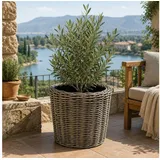 Van der Leeden Rattan Ø 45 x 43 cm Grau