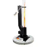 Lemodo Pelletfackel CORE mit Glasröhre  112 cm schwarz