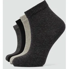 s.Oliver Quarter Socken 4 Paare Schwarz 39-42