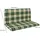 DEGAMO Bankauflage 98 x 88 cm grün/beige kariert 1 St.