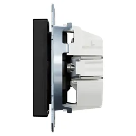Merten Schuko-Steckdose schwarz matt 1 St.