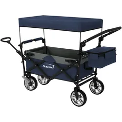Bollerwagen Faltbar Dach Handwagen Klappbar Strandwagen Kinderwagen Gerätewagen