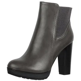 Elara Damen Stiefelette Ankle Boots Chunkyrayan EL500 Grau-40