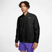 Herren-Tennisjacke NIKE Rafa Schwarz / Volt Schwarz L - Schwarz