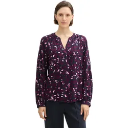Klassische Bluse, Gr. 44, berry autumn floral design, , 65149161-44