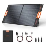 GRECELL 100 W Portable Solar Panel für Power Station Generator, 20 V Foldable Solar Panel Solar Ladegerät mit MC-10 hocheffiziente Batterie-Ladegerät für Outdoor Camping Van RV Reise Garten