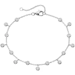 Smart Jewel Armband mit Zirkonia, Silber 925 