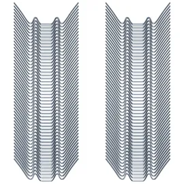 DEUBA DEUBA® Gewächshausklammern Edelstahl Hohlkammerplatte Befestigung Gewächshäuser Zubehör