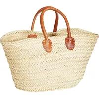 Marrakesch Orient & Mediterran Interior Ibiza Korbtasche 55 cm Beige/Braun
