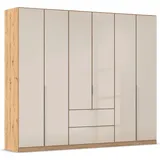 Rauch Drehtürenschrank »Kleiderschrank Kleiderschränke Schrank Garderobe AGORDO mit Glasfront«, mit Außenschubkästen, in 6 Breiten und 2 Höhen MADE IN GERMANY,