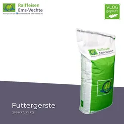 Gerste gesackt 25 kg – hochwertiges Einzelfuttermittel & Mischfutter-Basis