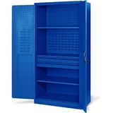 Jan Nowak Werkzeugschrank mit Lochwand SZYMON 185 x 92 x 50 cm, Freizeit, Heimwerken, Werkzeugaufbewahrung