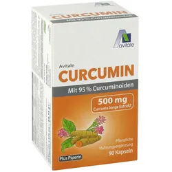 CURCUMIN 500mg 95% Curcuminoide+Piperin 90 St