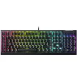 Razer BlackWidow V4 X – Mechanische Gaming-Tastatur Chroma RGB (mechanische Schalter, grün, 6 dedizierte Makro-Tasten, ABS-Tasten) FR-Layout | Schwarz