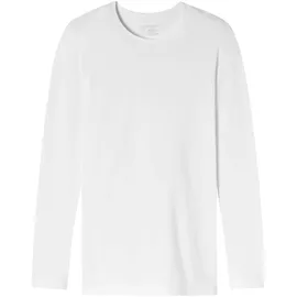 SCHIESSER Unterhemd "95/5", Herren, Gr. 8 (XXL), N-Gr, weiß (100, weiß), Single Jersey, Obermaterial: 95% Baumwolle, 5% Elasthan, unifarben, Rundhals, Unterhemden Unterhemd, mit Rundhalsausschnitt