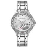 Juicy Couture Uhr JC/1283SVSV Damen Armbanduhr Silber