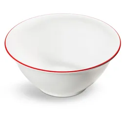 Gmundner Keramik Rubinroter Rand, Salatschüssel (Ø 33cm)