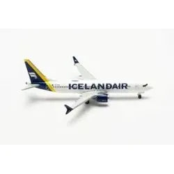 HERPA 536769 1:500 Icelandair Boeing 737 Max 8 - new colors (yellow tail stripe) - TF-ICY “Látrabjarg”