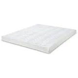 letti moderni Topper Aloe Vera Latex 90 x 200 cm Weiß