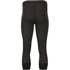 Whistler Bradley M Merino Wool Baselayer 3/4 Pants Dark Grey Melange XXL