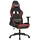 vidaXL Gaming-Stuhl mit Fußstütze Schwarz und Weinrot