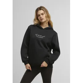 miss tee Love Yourself First EMB Fluffy Hoodie Schwarz XL