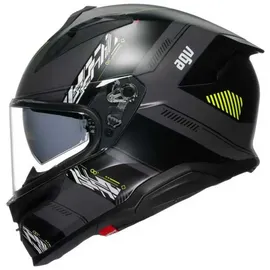 AGV K7 Kyber Helm, schwarz matt/gelb, 2XL