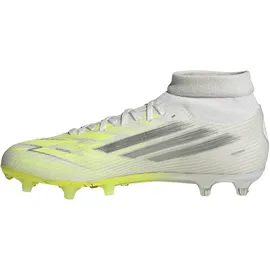 adidas F50 Sparkfusion League AG/FG Herren Cloud White/Iron Metallic/Hi-Res Yellow 42